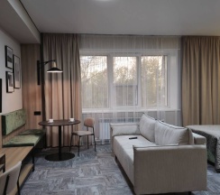 Джуниор сюит (Junior Suite) с двумя кроватями в Бира