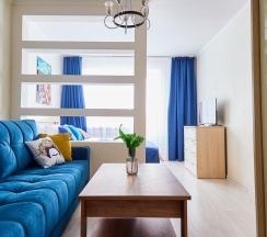 1-комнатные апартаменты стандарт в Tolstoy Apart (Толстой Апарт) на улице Ложевая