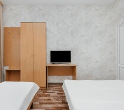 Трёхместный номер с террасой Standard с красивым видом из окна в Green rent