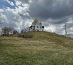 Двухместные апартаменты c 1 комнатой (двуспальная кровать) в Квартира с Видом на Волгу