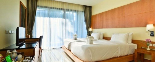 Двухместный номер Seaside Wing Deluxe 2 отдельные кровати в Kacha Resort and Spa Koh Chang
