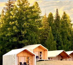 Барн-тент Курай в Выше гор Курай