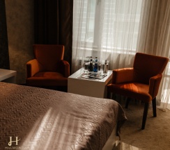 Двухместный номер Deluxe с красивым видом из окна двуспальная кровать в Al Khaleej Baku City Hotel Apartments