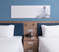 Двухместный номер 2 отдельные кровати в Hampton by Hilton Astana Triumphal Arch