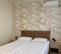 Семейный двухкомнатный без балкона вид на парк в Черноморец