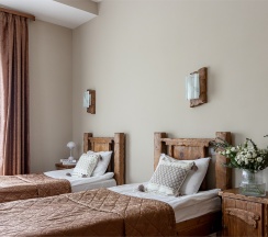 Улучшенный номер с 2 раздельными кроватями в Номера в Пушкине