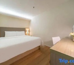 Двухместный номер Superior с красивым видом из окна (2 отдельные кровати) в Hanting Hotel Shanghai Huanqiugang