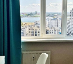 Двухместные апартаменты с балконом и с красивым видом из окна (двуспальная кровать) в Апартаменты Видовые у Чаши