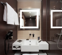 Улучшенный номер с двумя односпальными кроватями в Novotel Москва Аэропорт Шереметьево
