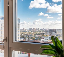 4-местные 1-комнатные апартаменты улучшенные 23 этаж в Русская охота