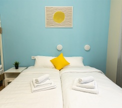 Семейный номер с общей ванной комнатой в Лимонад