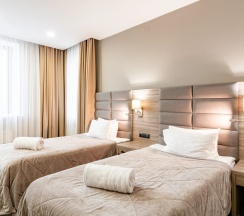 Двухместный номер Комфорт+ (улучшенный) 2 отдельные кровати в Willing Hotel