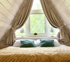 Участок с домиком "Репа" А-фрейм категории стандарт в Ланьдиво