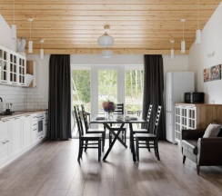 Карельская деревня (одноэтажный дом) 6 чел. в Ладога озеро