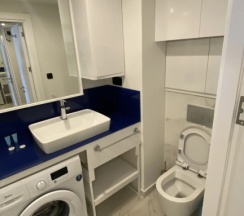 Трёхместная студия с балконом и с видом на море в Апарт-отель MyGeorgia LLC Orbi City