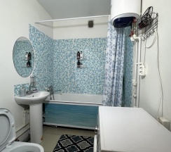 1-комнатные апартаменты студия с двуспальной кроватью в Апартаменты NHome