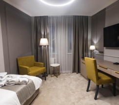 Номер стандарт улучшенный с 1 односпальной кроватью (с завтраком) в Тарей