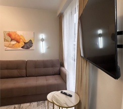 Апартаменты двухкомнатные четырехместные (улучшенные) без балкона в Polikariya