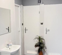 Кровать в общем номере в Hostel POPLAWOK