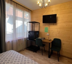 2-местный номер улучшенный комфорт с 1 двуспальной кроватью в Архыз-resort