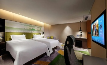 Двухместный номер Superior Deluxe (2 отдельные кровати) в Hampton By Hilton Guangzhou Tianhe Sports Center
