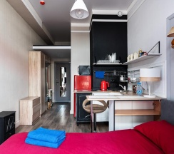 1-комнатные апартаменты студия в BestFlat24 (БэстФлэт24) на улице Шереметьевская 85с1