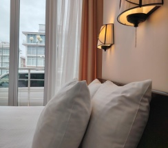 Апартаменты стандарт с двуспальной кроватью кв. 102б в Deluxe apartments