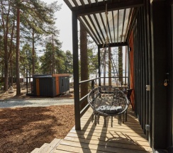 Коттедж с сауной в Taleo home
