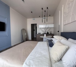 1-комнатные апартаменты студия г. СПБ, наб. Макарова, д. 58 в Docklands