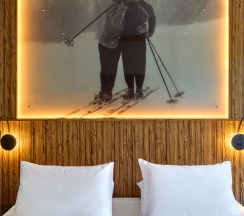 Стандарт Дабл Коннект с видом на горы в Среди Гор