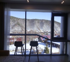 Студия Superior с красивым видом из окна в Baikal Hill Residence