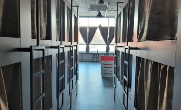 Двухместная капсула в Capsule Hostel Reshka
