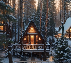 №5 | A-Frame с одной спальней и очагом на террасе в Etnica
