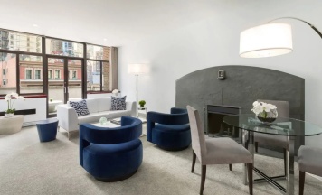 Двухместные Penthouse East двуспальная кровать в Royalton New York