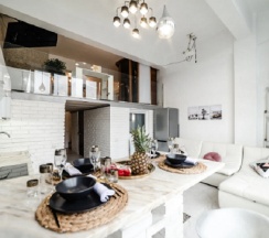 Апартаменты VIP с сауной, джакузи и камином (SPA) в Loft SPA