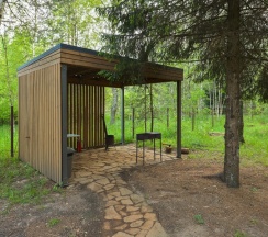 №12 BarnHouse 70m2 с сауной (оснащение дома, стоимость сауны см. Подробнее) в Les holidays