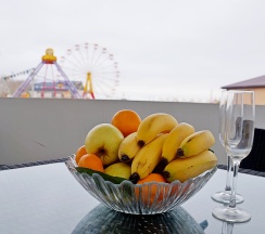 Стандартный семейный двухкомнатный номер с террасой в Белое солнце