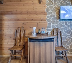 Двухместный 25 люкс с террасой с видом на море двуспальная кровать в Exclusive Hotel&Apartments