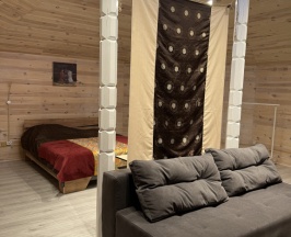 Семейный номер Comfort с красивым видом из окна в Саянский Марал Аршан