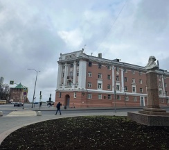 Двухместная студия (двуспальная кровать) в Квартира Minin Apts 4