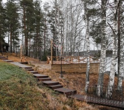 Коттедж премиум (Зелёный дом) в Forrest Lodge Karelia