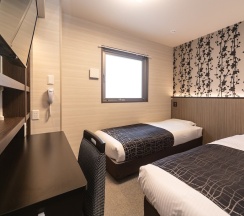 Двухместный номер Standard 2 отдельные кровати в APA Hotel Nambaminami Daikokucho Ekimae