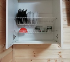 Студия с красивым видом из окна в Раш