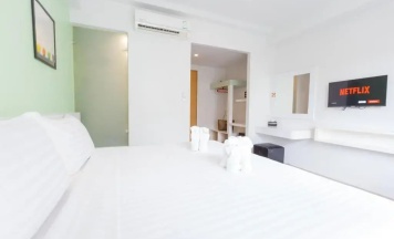 Двухместный номер с доступом в бассейн 2 отдельные кровати в The Frutta Boutique Patong Beach