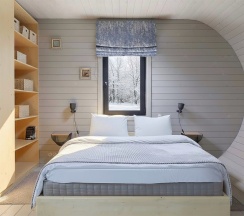 "Орбита", капсула с камином в Гуляй-город