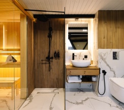 Дом-сфера Премиум с панорамной ванной в Резиденция Северное Сияние