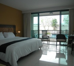 Двухместный номер Deluxe двуспальная кровать в Tara Mantra Cha Am Resort