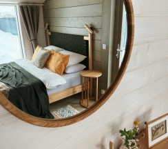 Шестиместный коттедж с красивым видом из окна в Soul Dacha
