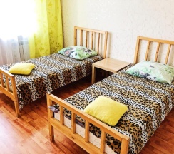 Номер эконом с 2 односпальными кроватями в Панда