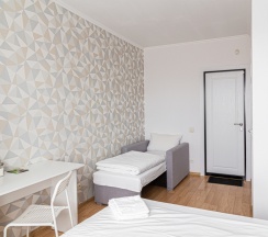 Номер Comfort с видом на город 2 отдельные кровати в Гостевой дом Easy Coliving Nordy Homes